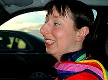 On the way to the airport