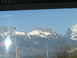 View from the coach on the way there.