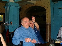 Glenis burns the rest of Trevor's hair